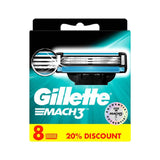 Gillette Mach3 Blades 8's