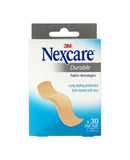 3M Nexcare Durable Fabric Bandage One Size 30's