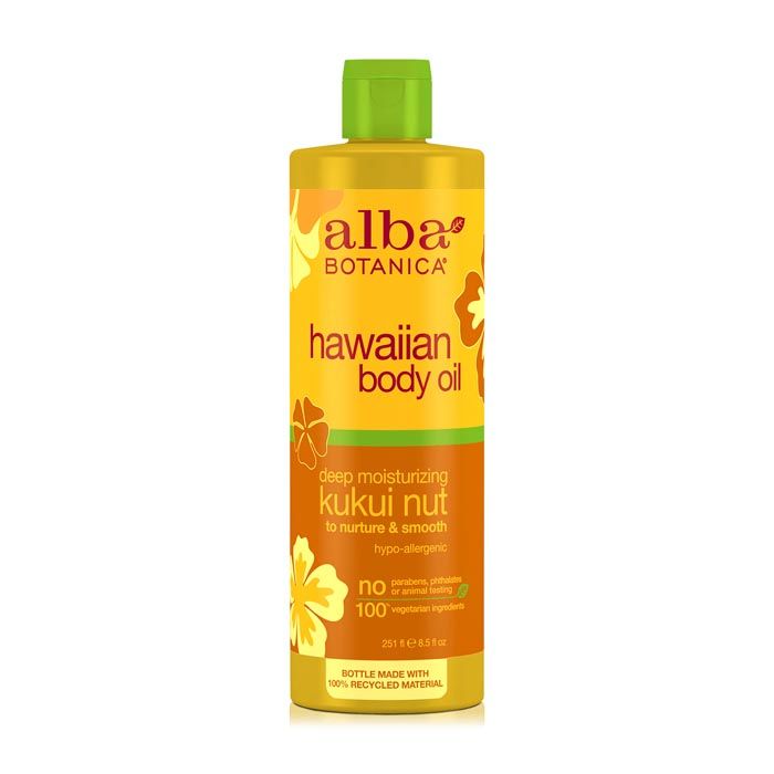 Alba Kukui Nut Hawaiian Body Oil 8.5 Oz