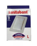 Sanitabant Barrier First Aid Plaster 9 x 10 cm Large 5's