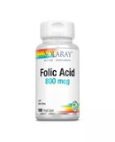 Solaray Folic Acid 800 mcg Veg Capsules 100's