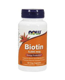 Now Biotin 5000 mcg Capsules 60's