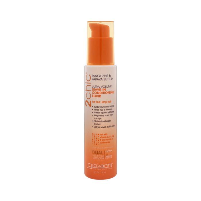 Giovanni 2Chic Tangerine & Papaya Ultra-Volume Leave-In Conditioner