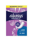 Always Extra Protect Pantyliners Large 12657 48's