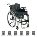 Invacare Xlt Swing Manual Wheel Chair