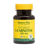 Natures Plus L-Carnitine 300 mg Free Form Amino Acid 30 Capsules