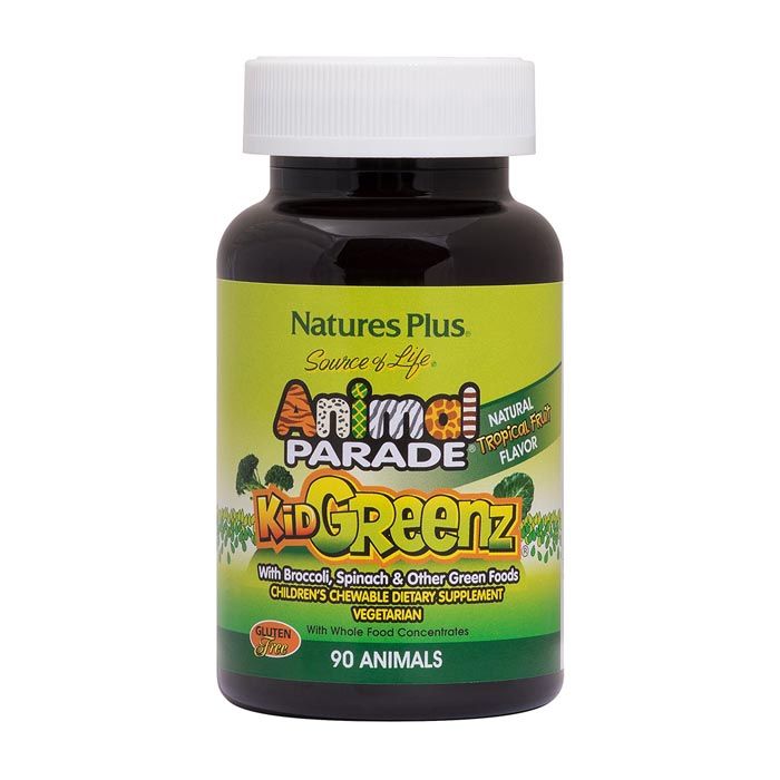 Natures Plus Animal Parade Kid Greenz 90 Animals