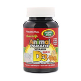 Natures Plus Animal Parade Sugar Free Vitamin D3 90's