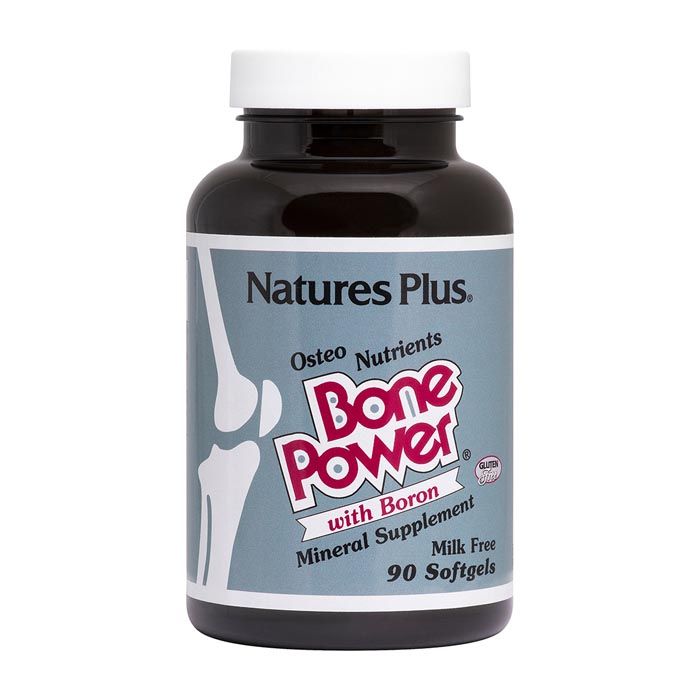Natures Plus Bone Power With Boron Milk Free 90 Softgels