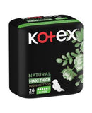 Kotex Maxi Thick Sanitary Pads With Wings Super 26's