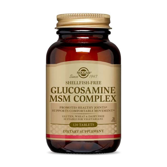 Solgar Glucosamine Msm Complex Shellfish Free Tablets 120's