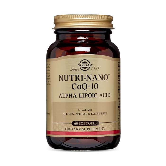 Solgar Nutri Nano Coq10 Alpha Lipoic Acid 60 Softgel