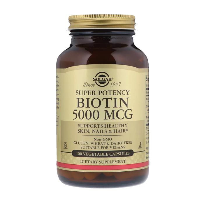 Solgar Biotin 5000mcg 100's