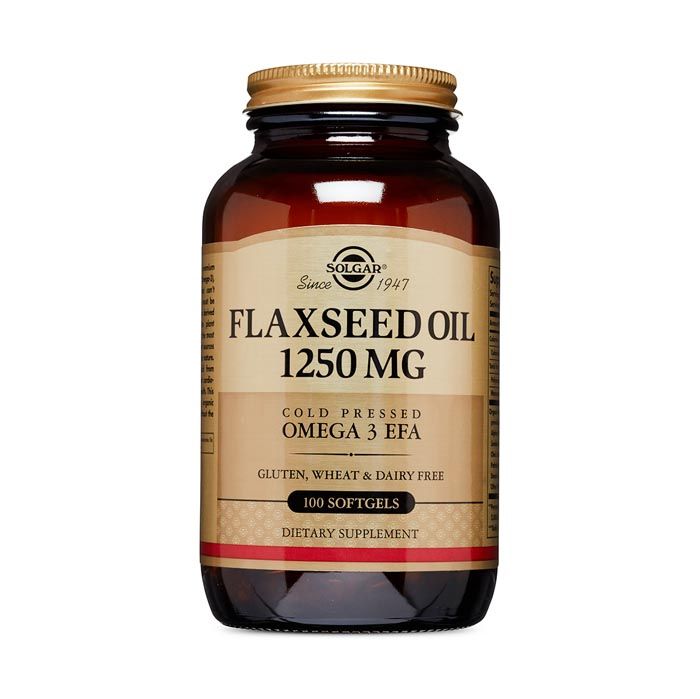 Solgar Flaxseed Oil Softgels 1250 Mg 100's