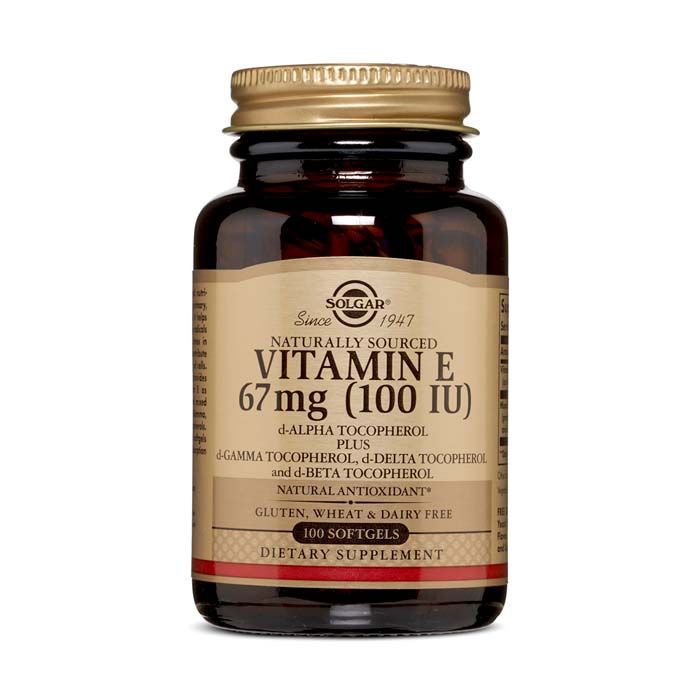 Solgar Vitamin E 100iu Mixed Soft gels 100's