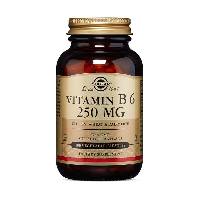 Solgar Vitamin B6 250 mg Vegetable Capsules 100's