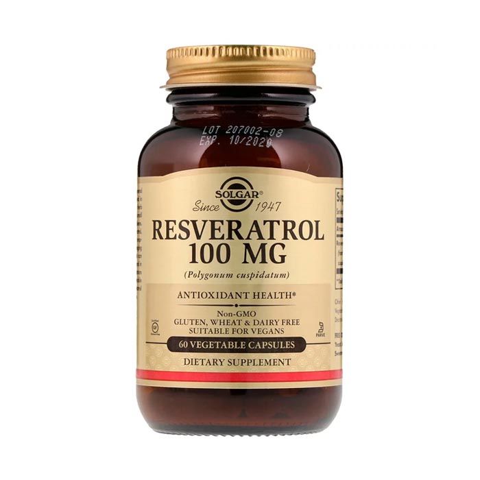 Solgar Resveratrol 100 mg 60's