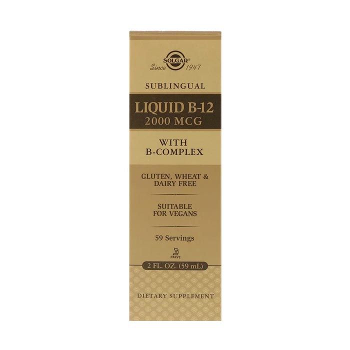 Solgar Liquid Sublingual B12 + B Complex  2 Oz New