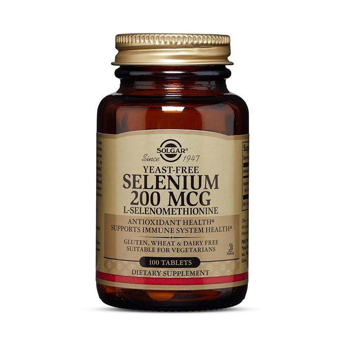 Solgar Yeast Free Selenium 200 mcg 100 Tablets