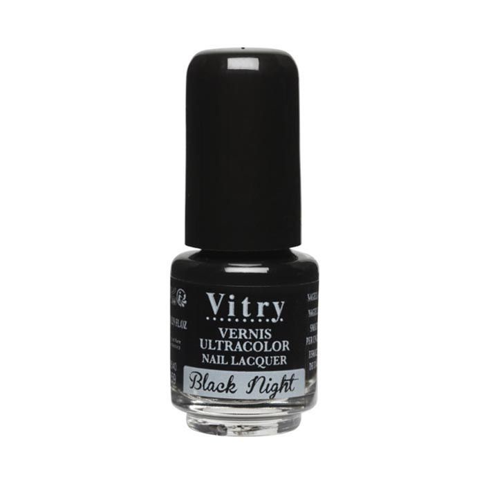 Vitry Nail Varnish Black Night 4 ml