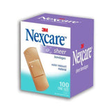 Nexcare 656-100 Sheer Plastic Bandages 100's