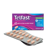 Telfast 180 mg Tablets 30's