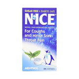 Nice Sugar Free Lozenges 24's Menthol