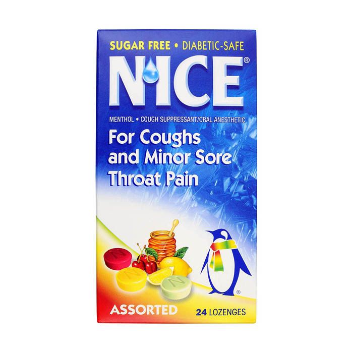 Nice Sugar Free Lozenges 24's Mixed Flavors