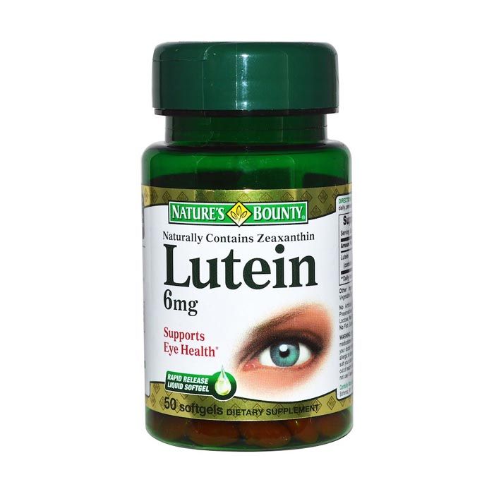 Natures Bounty Lutein 6 mg 50's Tablets