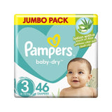 Pampers Active Baby Size 3 Value Pack 46's