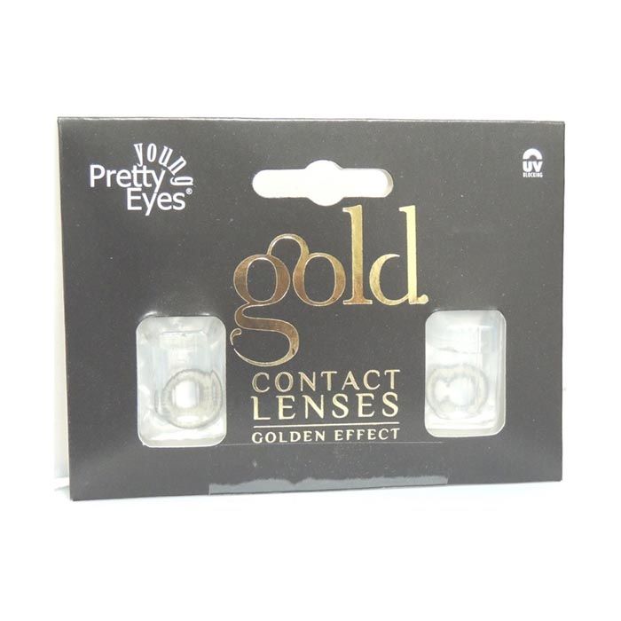 Pretty Eyes Monthly Color Lens Gold 2's