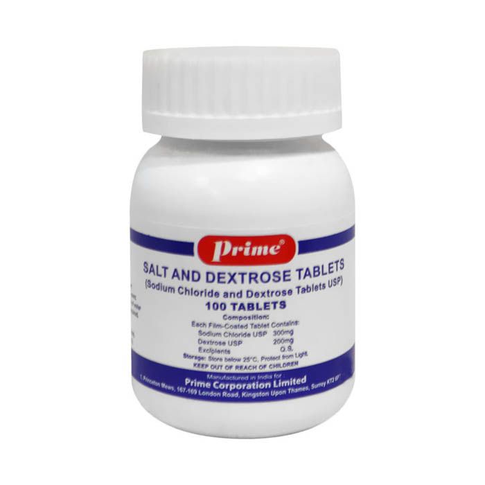 Prime Salt & Dextrose Tablet 100's