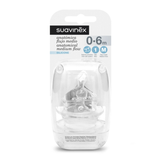 Suavinex Anatomical Wide Neck Silicone Teat S1 M 2's