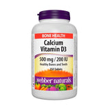 Webber Naturals Calcium Vitamin D 500 mg 250's