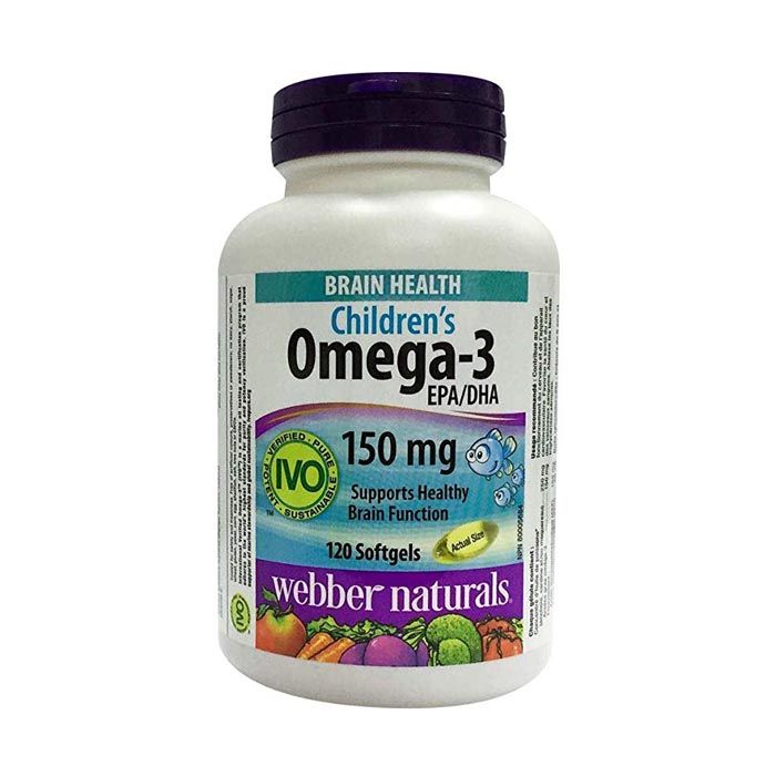 Webber Naturals Omega 3 Kids 120's Softgels