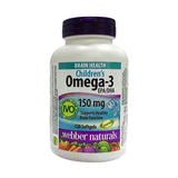 Webber Naturals Omega 3 Kids 120's Softgels