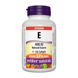 Webber Naturals Vitamin E 400 Natural Source 90's
