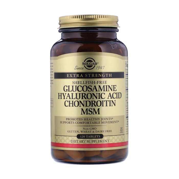 Solgar Glucosamine Hyaluronic Acid Chondroitin Msm 120 Tablets
