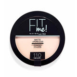 Maybelline Fit Me Matte Poreless Powder+Sponge 110 Fair