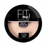 Maybelline Fit Me Matte Poreless Powder+Sponge 128 Nude