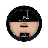 Maybelline Fit Me Matte Poreless Powder+Sponge 120 Classic Ivory