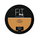 Maybelline Fit Me Matte Poreless Powder+Sponge 330 Toffee