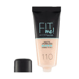 Maybelline Fit Me Matte Poreless Foundation 110 Porcelain