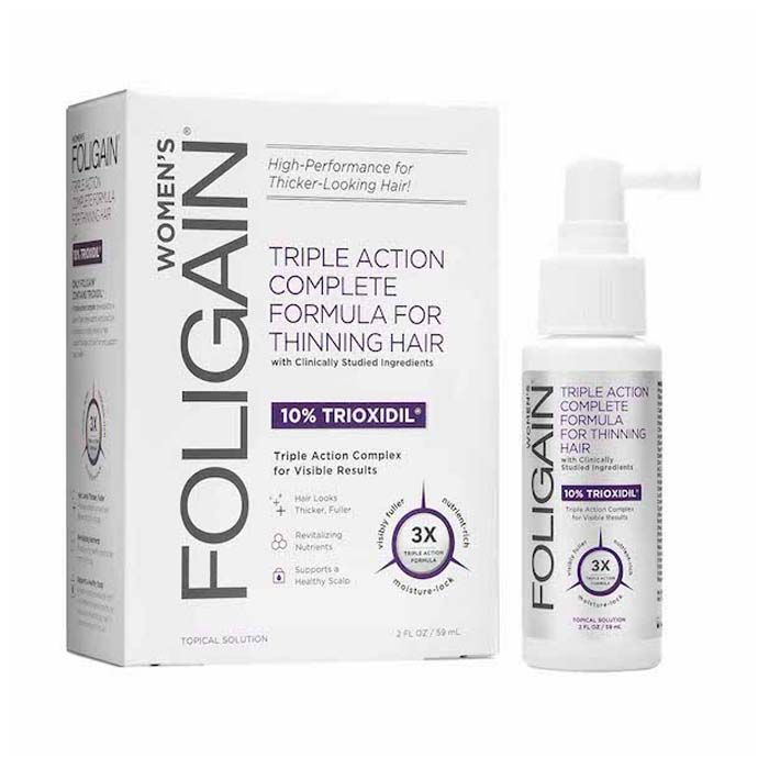 Foligain Triple Action Formula for Thinning Hair for Women with 10% Trioxidil 59 ml