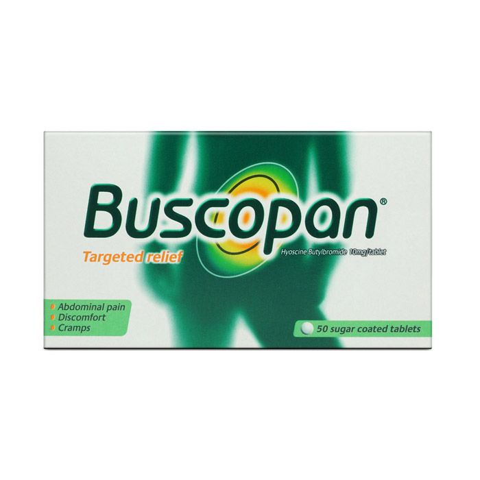 Buscopan 10 mg Sugar-Coated Tablets 50's