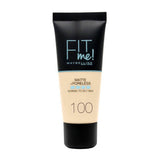 Maybelline Fit Me Matte Poreless Foundation 100 Warm Ivory