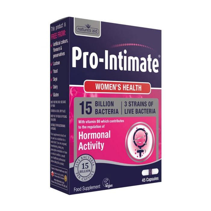 Natures Aid Pro Intimate 15 Billion 45's Capsules