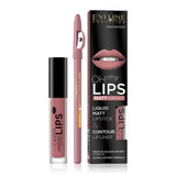 Eveline Oh My Lips Liquid Matt Lipstick Contour Lip Liner No 07