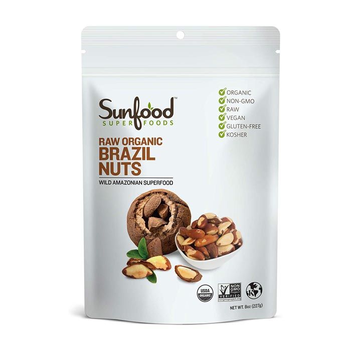 Sunfood Superfoods Brazil Nuts Organic Raw 8 Oz