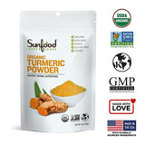 Sunfood Superfoods Turmeric Root Powder 4 Oz